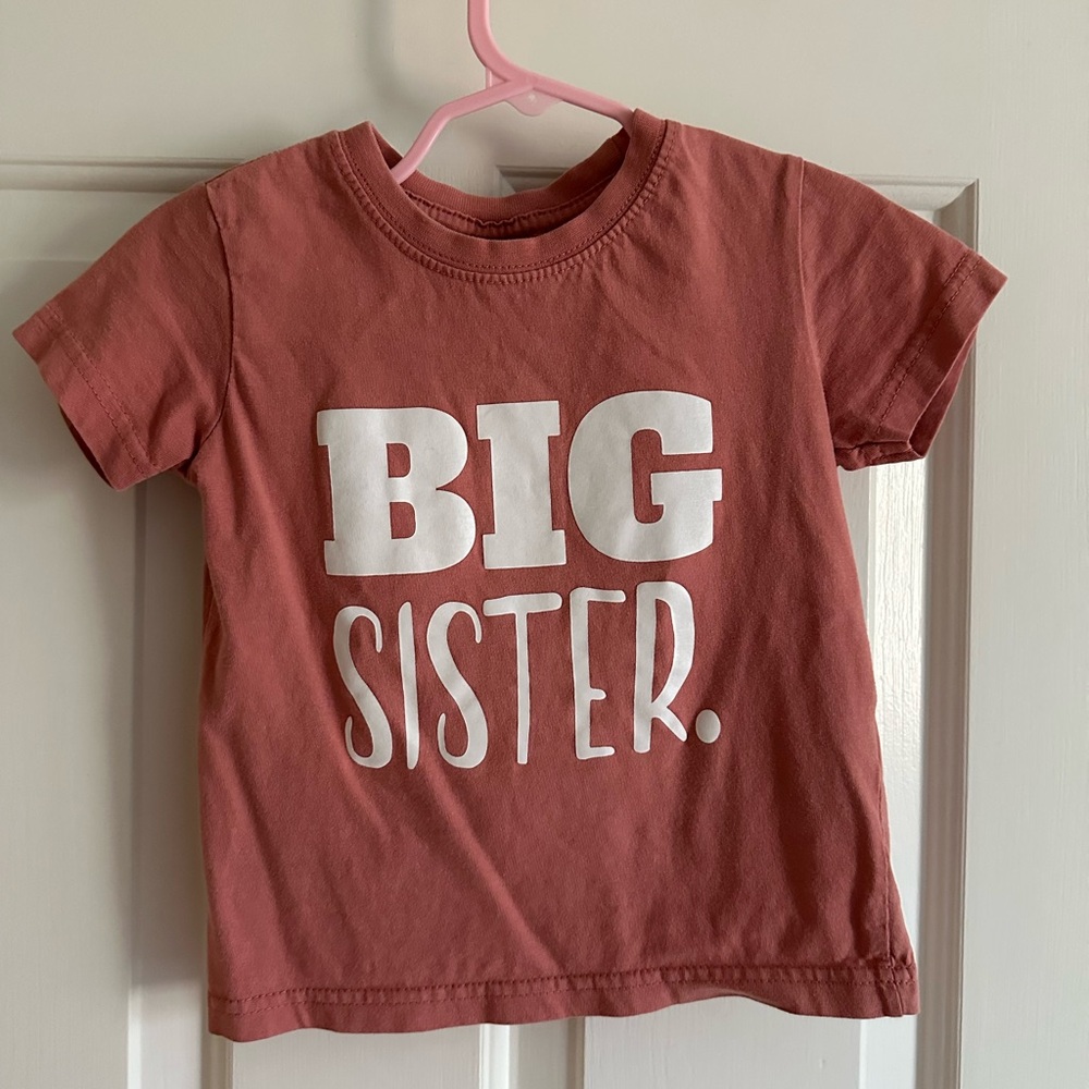 Big Sister tee, 2T